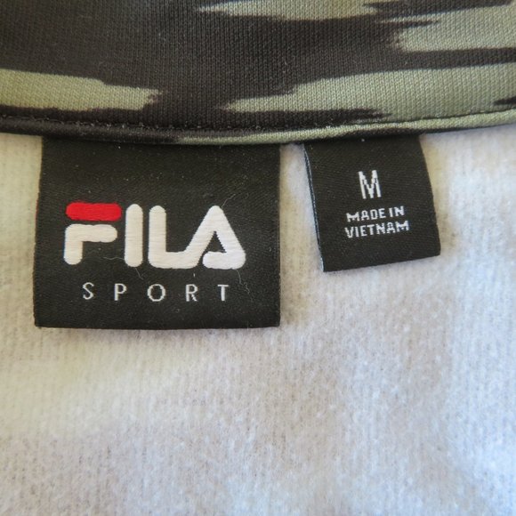 Fila Sport Quarter Zip Pullover Top Size M - Picture 6 of 6